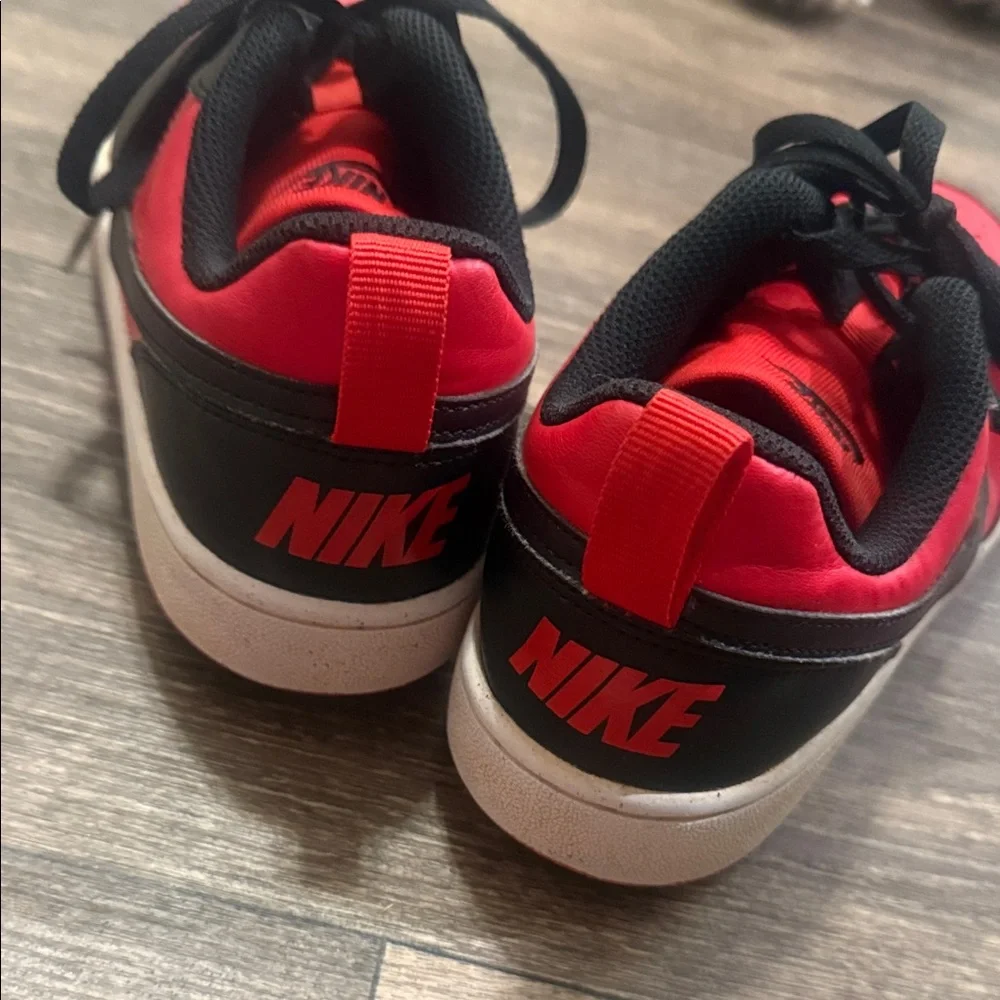Nike Black and Red Athletic Shoes